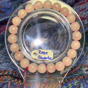 Rose Quartz Beaded Bracelet